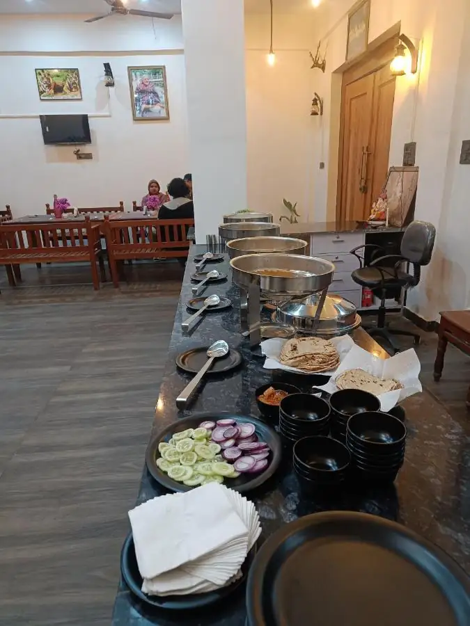Breakfast spread at the restaurant